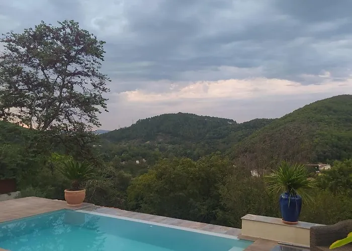 Maison De Charme Avec Piscine Dans Les Cevennes Cendras