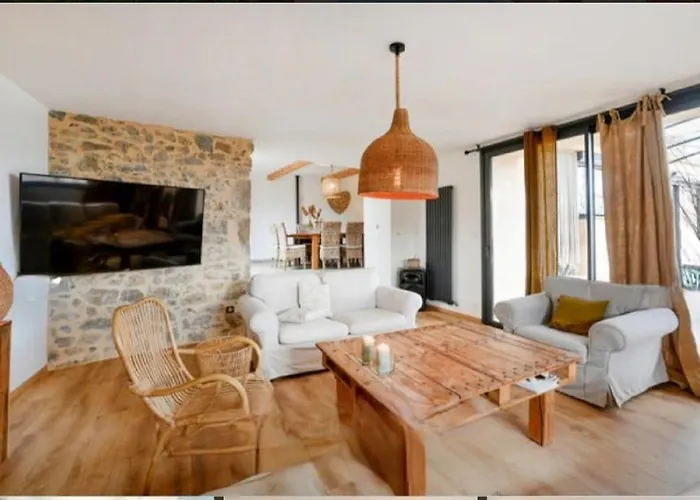 בית נופש Maison De Charme Avec Piscine Dans Les Cevennes *